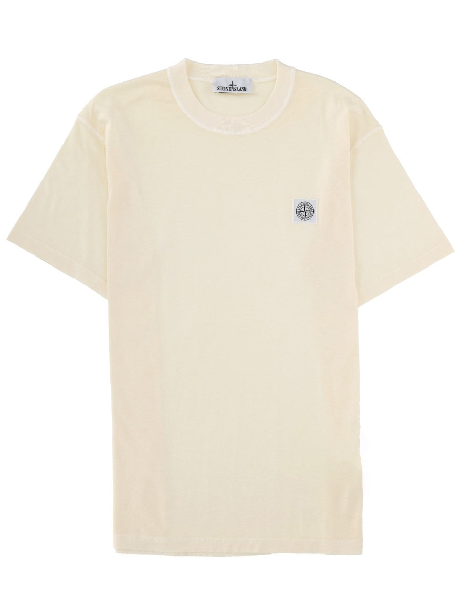 Stone Island T shirts - Ivory | 88a44835720d84a36617fda287373b3cc3d2141d