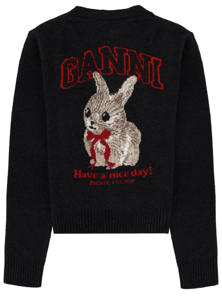 Ganni Sweaters - Charcoal | 4d831009f70e0affc608e46e40d186aa947af25f