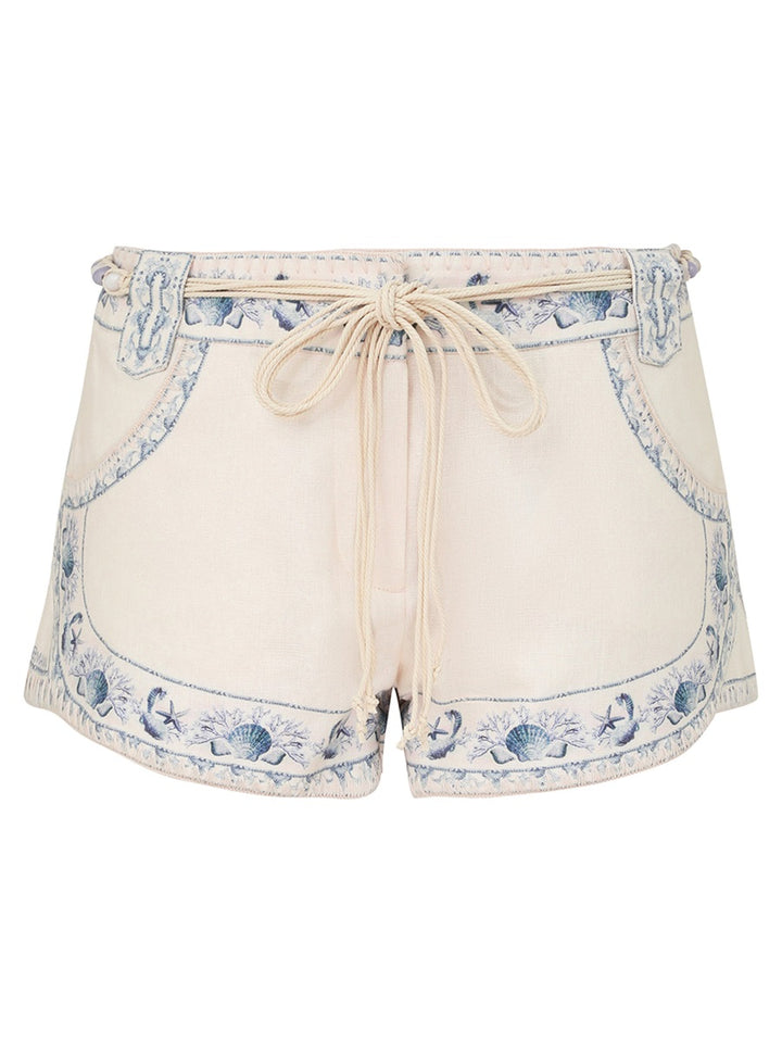 Zimmermann Shorts - Ivory | c50503390046b3f7b476fdef70b1ea04d2d58889