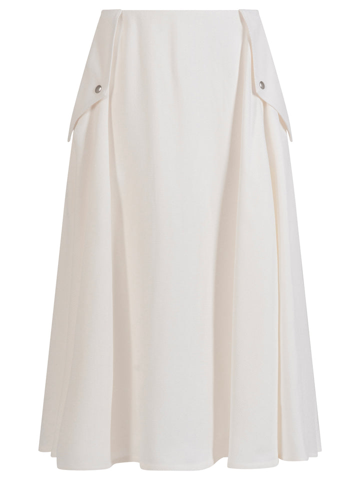Bottega Veneta Midi skirts - White | cac8f1075ad289c16be2167ded7c35f2e848359e