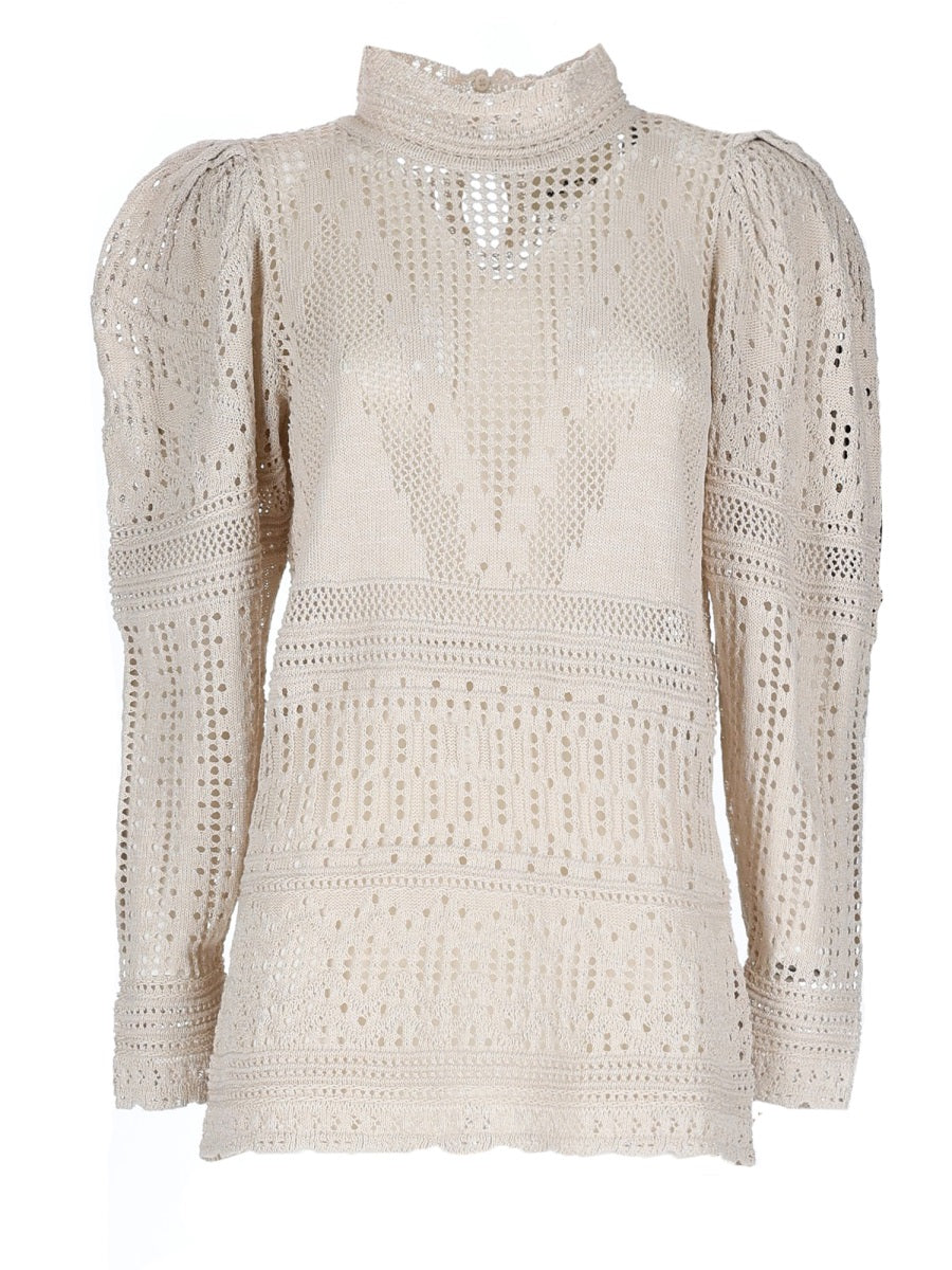 Isabel Marant Tops - Ivory | 953bdf708689f79654828a34326e123ee0bb489d