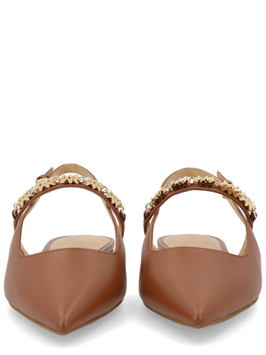 Michael Kors Flat Shoes - Brown | fa7215988dcfe1b0bf2015c1fdbba5a6b88ea573