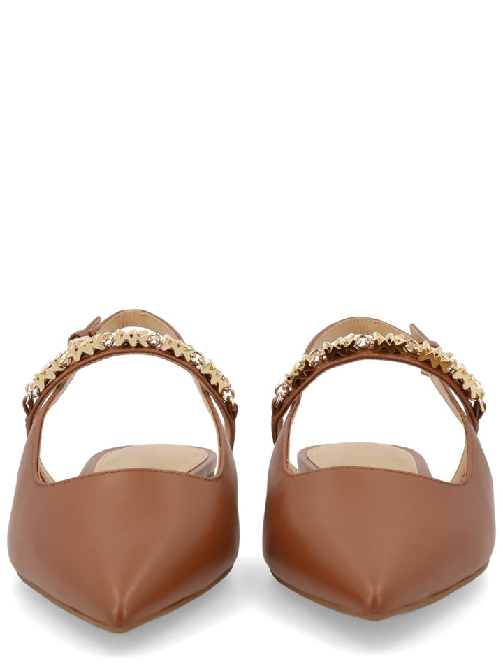 Michael Kors Flat Shoes - Brown | fa7215988dcfe1b0bf2015c1fdbba5a6b88ea573