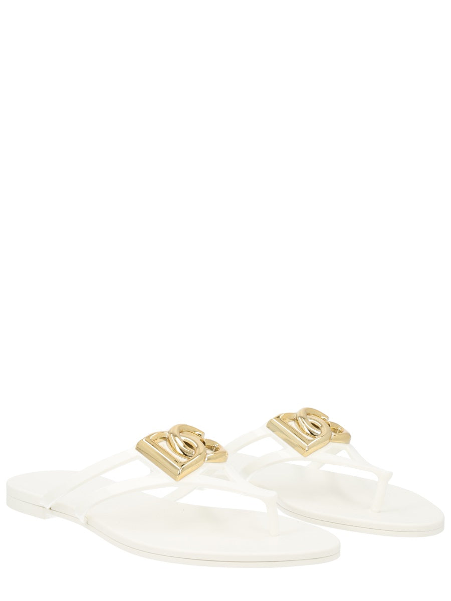 Dolce & Gabbana Sandals - White | 929f9e4f25dc3cc7f7abcd10d339a316d5d12f52