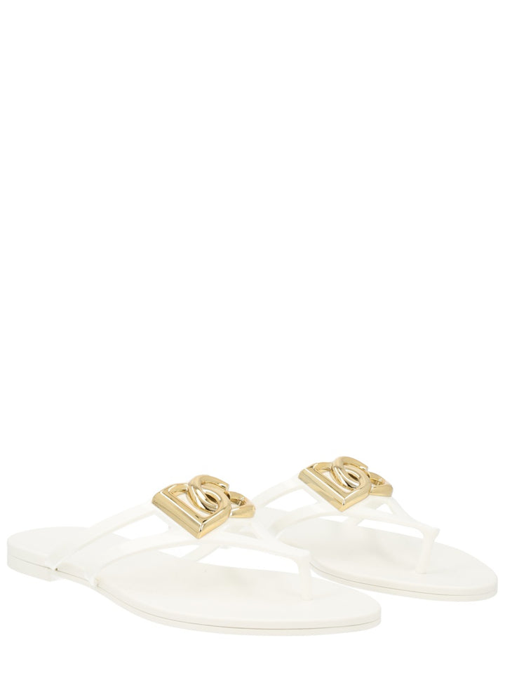 Dolce & Gabbana Sandals - White | 929f9e4f25dc3cc7f7abcd10d339a316d5d12f52