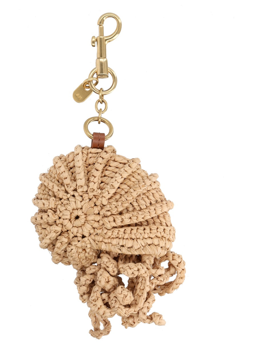 Anya Hindmarch Keychains - Beige | fcf43b1be8ff6a38a4aad66c43b946362d6be3e1