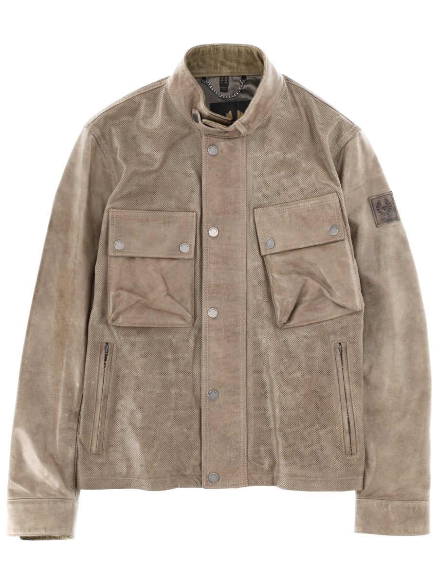 Belstaff Leather Jackets - Beige | 220c63c019be85264d5e8fe5f92d4994981685b9