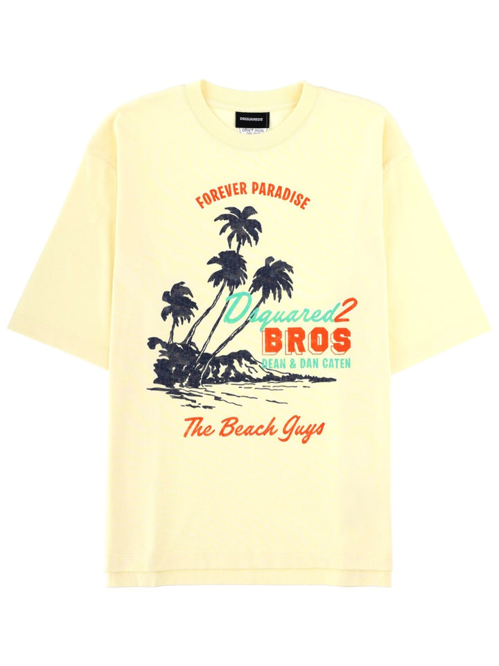 Dsquared2 T shirts - Yellow | 896128515d991d6e116df26b0469d420a0955239