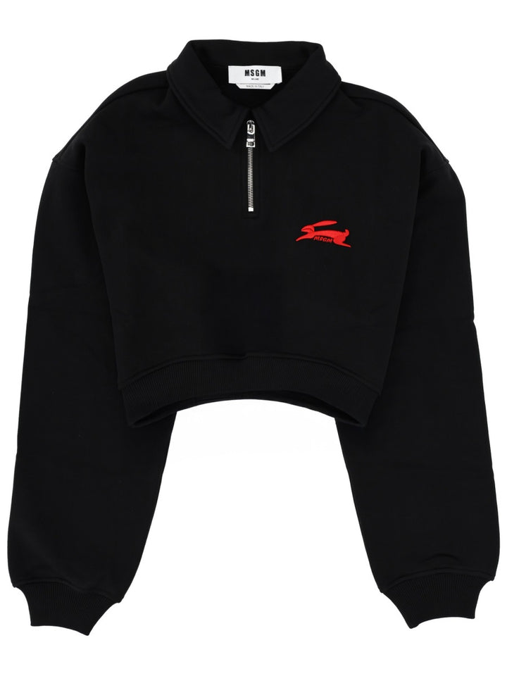 Msgm Sweatshirts - Black | a7b07d6b07bde443e7b6479f3663163f2f9cd17b