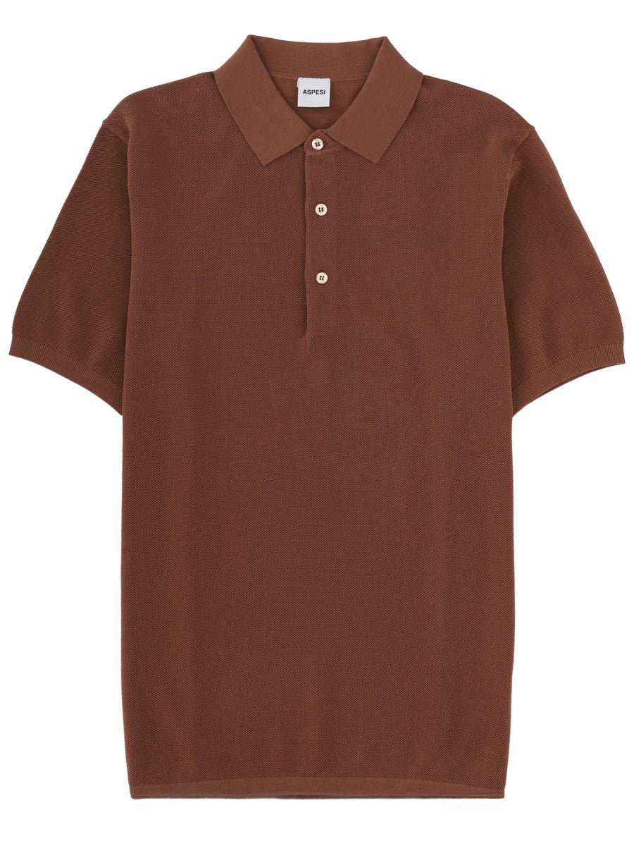 Aspesi Polo - Brown | ee4423ecf2d89d84898d17c389bc8c45c0a9c92d