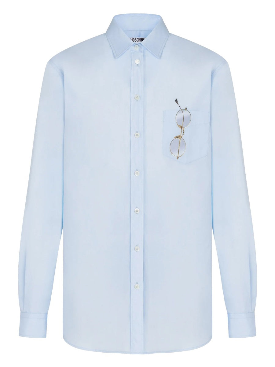 Moschino Shirts - Azure | 7218cb1e76676bf26699f68d6461cbbfc48c0b3f