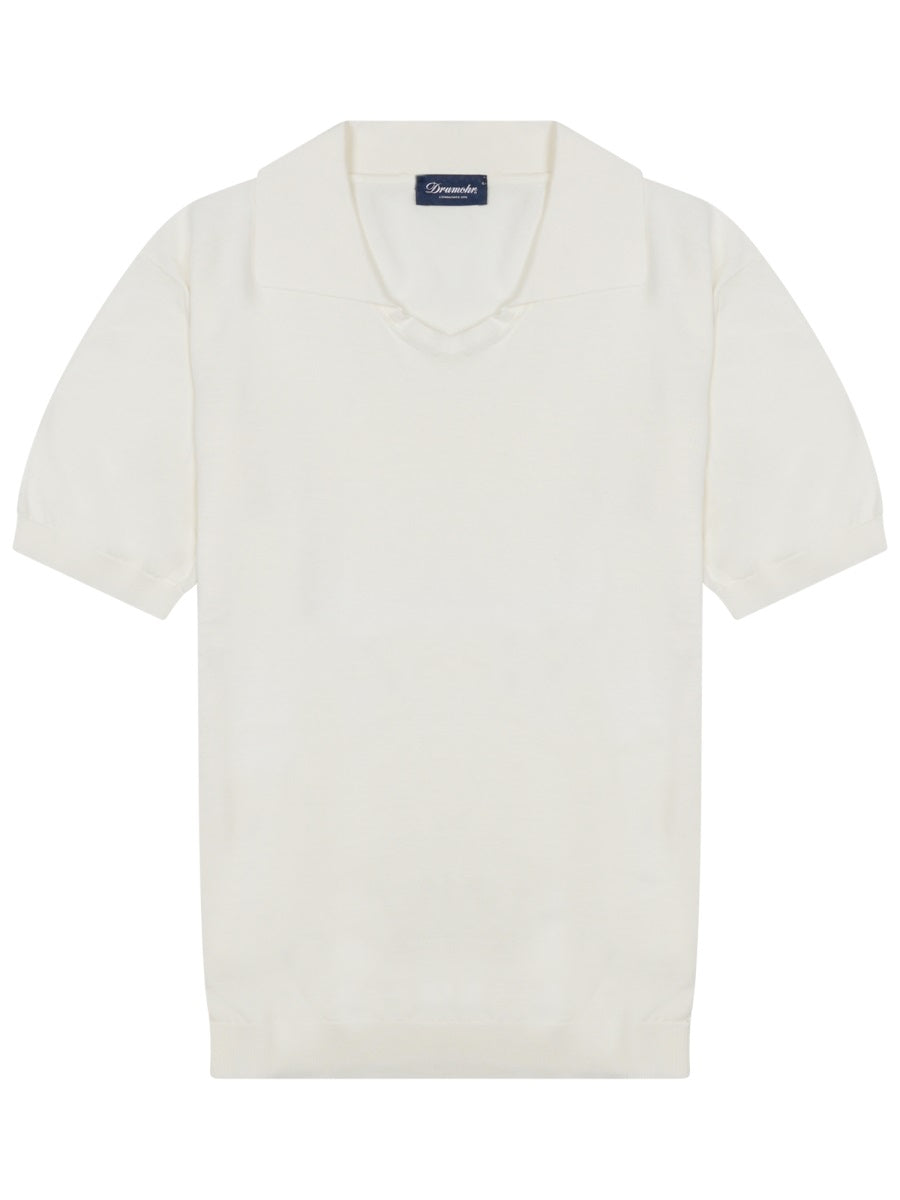 Drumohr Polo - White | 5b58deb519da4722127a8b4bf7906f3fb941b371