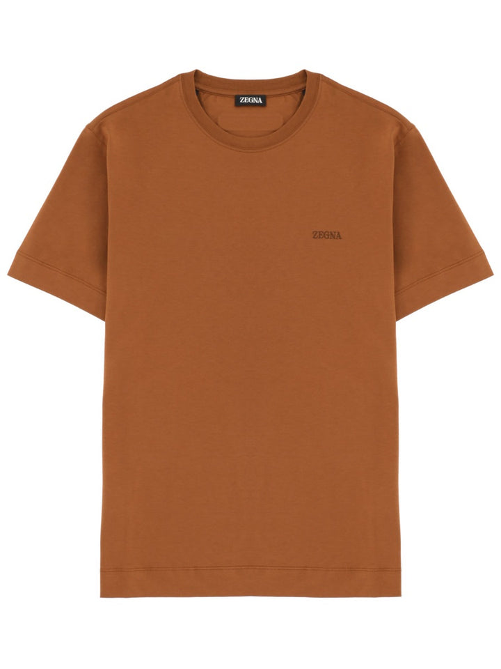 Zegna T shirts - Brown | 195d5422602bea86f144fc6eed25ce1adac179b1