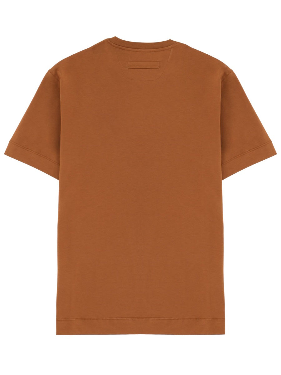 Zegna T shirts - Brown | e03c91aff5fee1df3002775b4922e7ad7c480b29