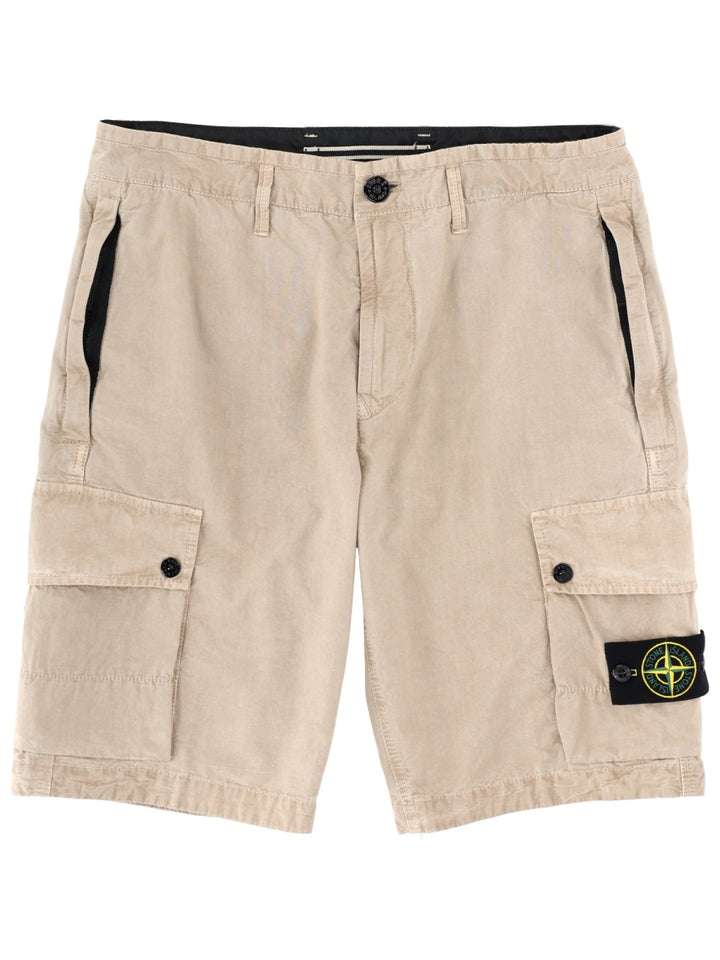 Stone Island Shorts - Beige | 3824c4f1a1f0ca3e47441a6fb80bad67f6bccd85