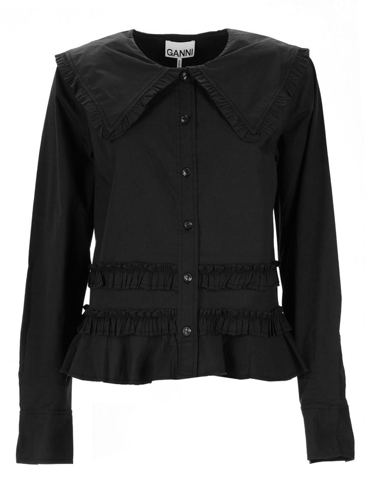 Ganni Shirts - Black | 392da92ee832c785ae08d51b135f6504fe2933aa
