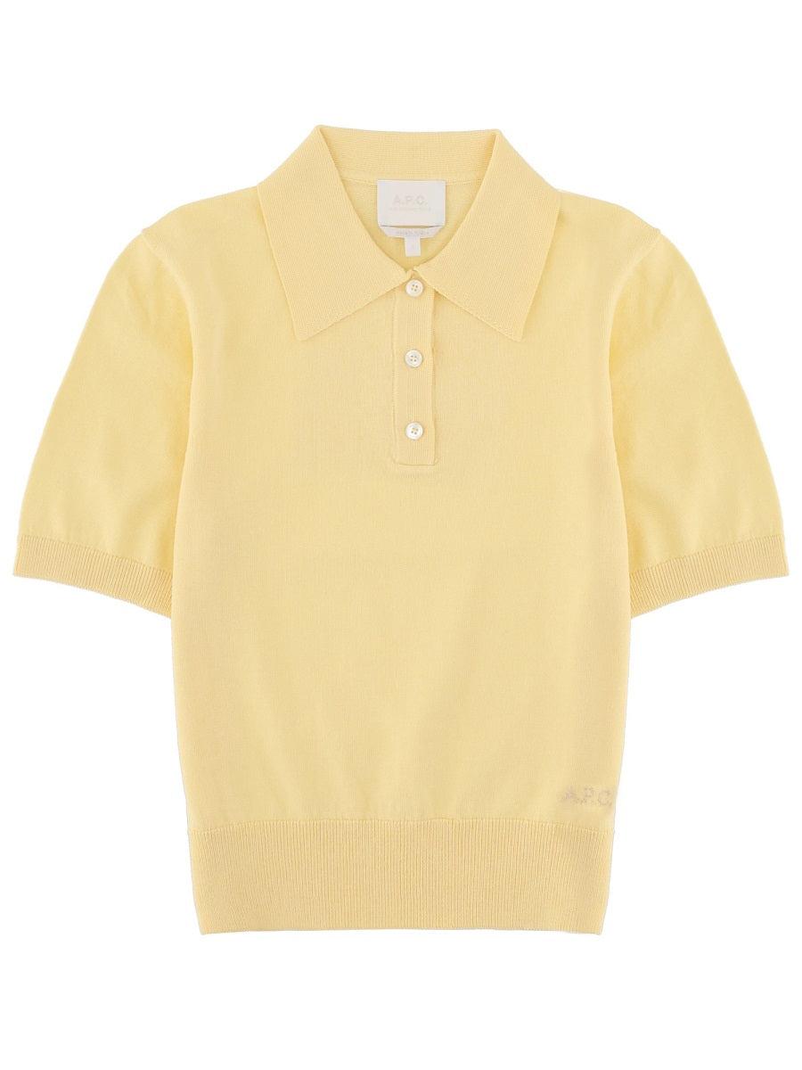 A.P.C. Polo - Yellow | c98d170084c172944c3e49b93690b5e7ae6ea4ab