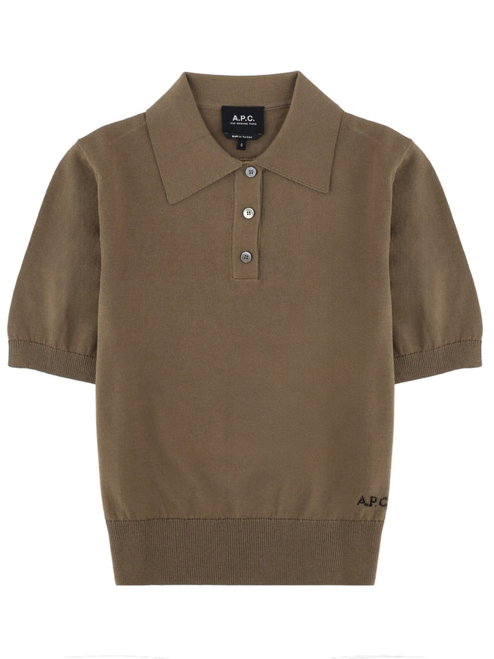 A.P.C. Polo - Brown | 7959c87595fe68bea5d2d0245d01635ef3f3ea86