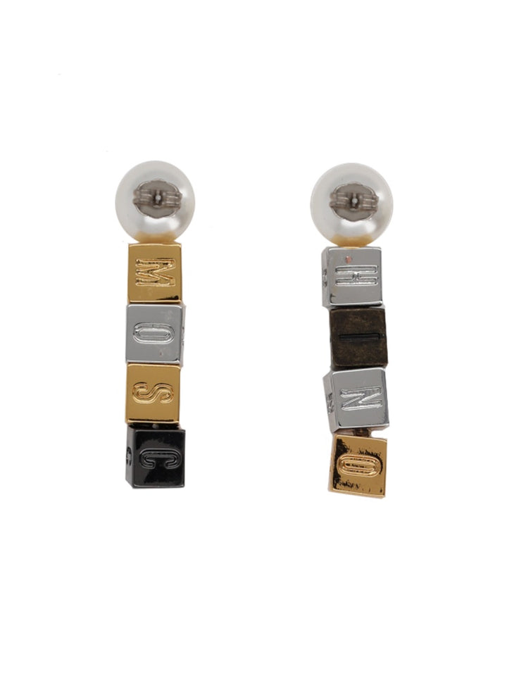 Moschino Earrings - Silver | 9c15948d8a71fd230c82eecc40ab2d9c3a6bad96