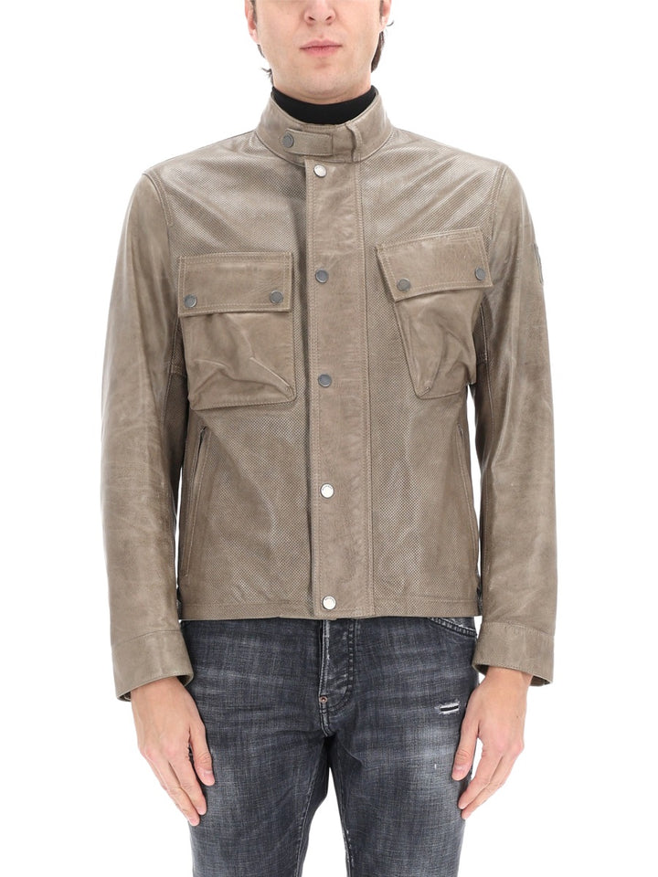 Belstaff Leather Jackets - Beige | 4177fc666f47f24b70e55de00b574c857901ebb3
