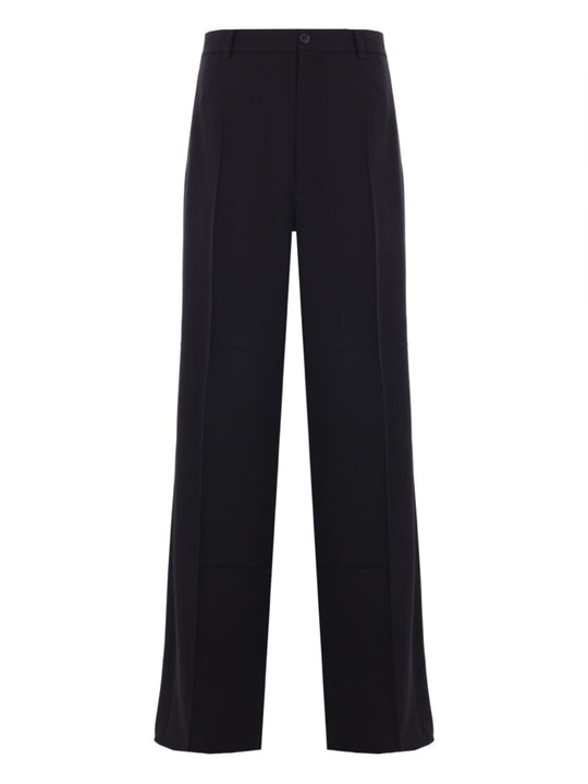 Wool Blend Tailored Pants
