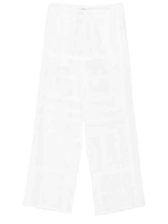 Cotton And Silk Pants