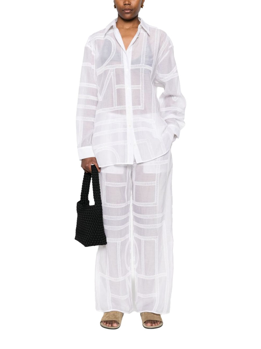 Toteme Pants - White | 0b34d8928b94763214d2fb4f27e7befae9903d04