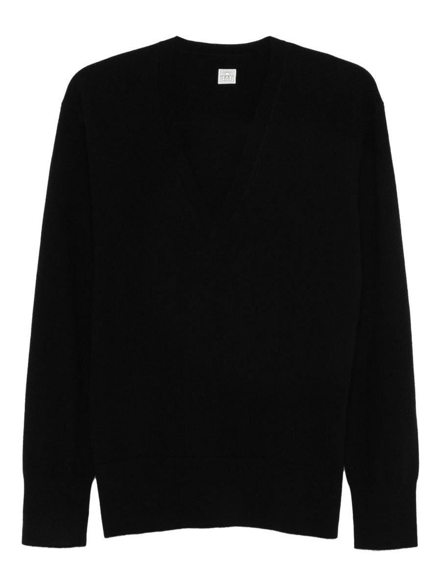 Toteme Sweaters - Black | 55807e82f7d7907f5182f64331133cada24b2bc3