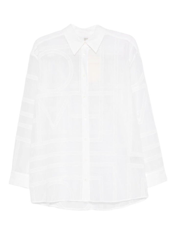 Toteme Shirts - White | 73c7b4727a161f04b062603ac426521ac5e97ae5