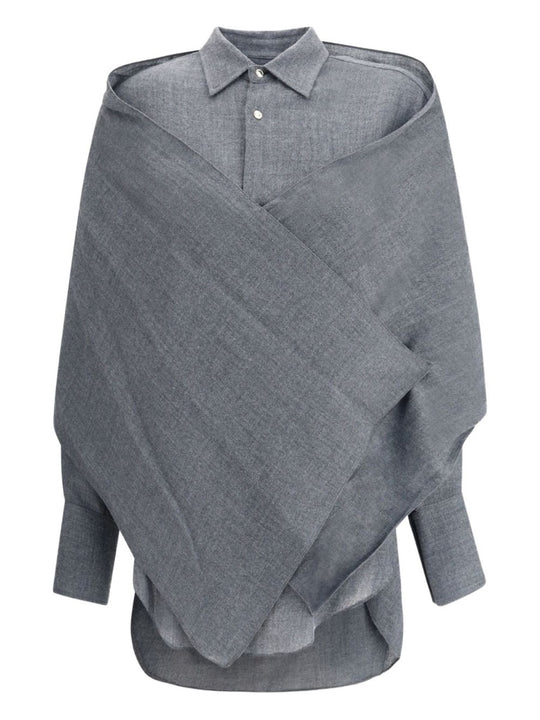 "Giorgia" Shirt With Scarf