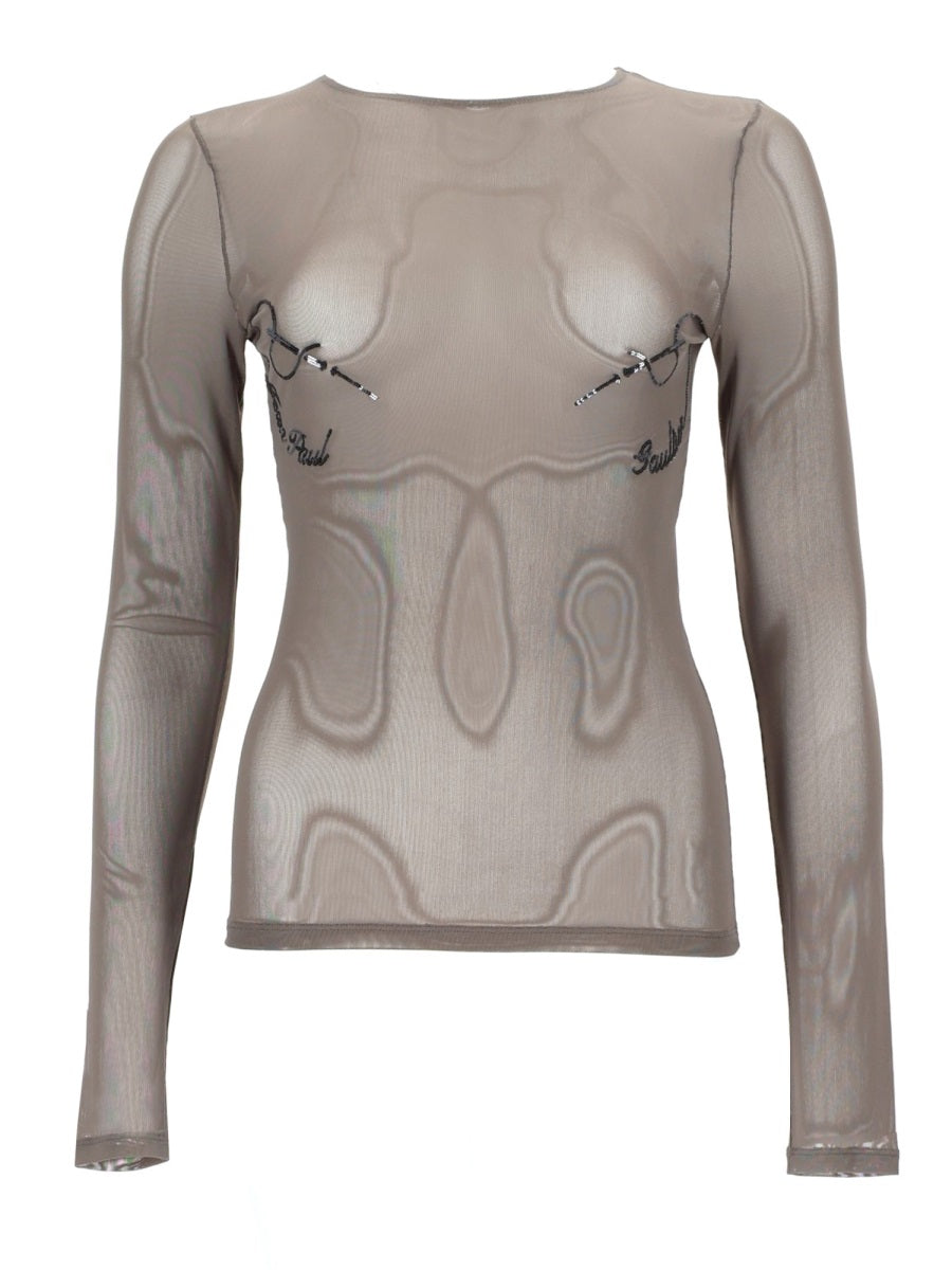 Jean Paul Gaultier Tops - Dove | 6cd3776771c4f71ad27df8e0ab8d62420d805ed9