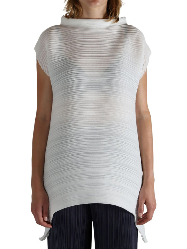 Pleats Please Issey Miyake Shirts - White | 956f9ad7abd730e73298200b34f7d4378f189e07