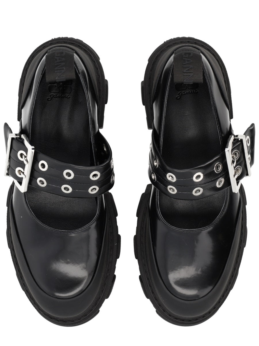 Ganni Flat Shoes - Black | 61e03e61dad69d4fbe73c8f5f62542957fd4cc69