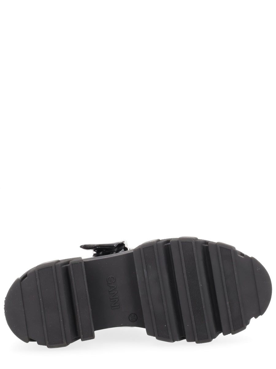 Ganni Flat Shoes - Black | 3526b79d67fc6d46d3a0fcc24f7df103ddc438bb