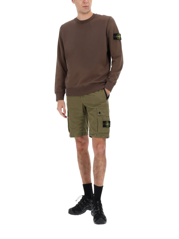 Stone Island Shorts - Military Green | 814ec6643ecd125432006955f7a868b9a7327909