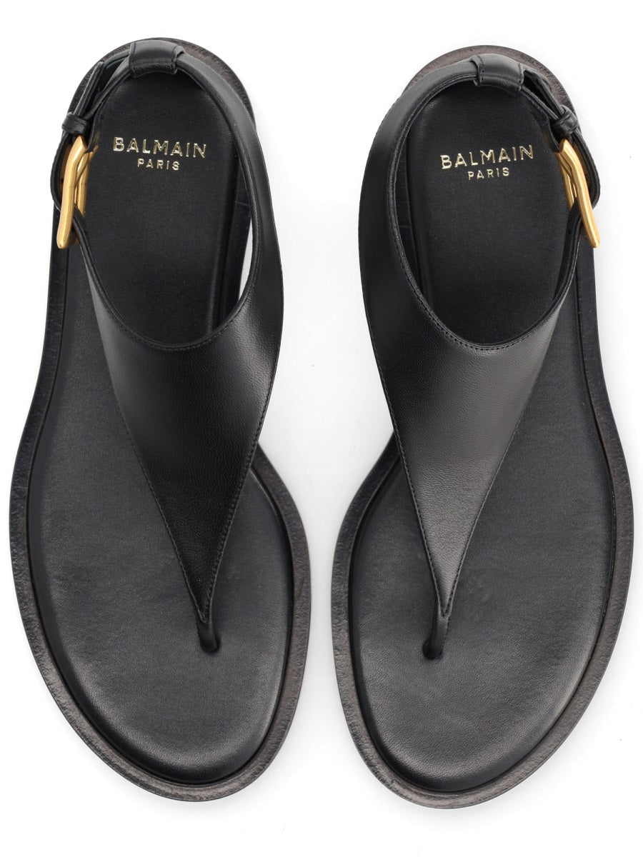 Balmain Sandals - Black | 680ad6cb9d1f8abf4ee3447c036f2568cc83ae75