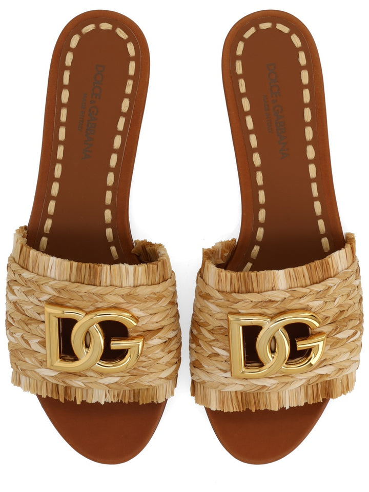 Dolce & Gabbana Sandals - Beige | cf09d8bc6670b3cb14d889db9dbc6227e1ce7bb5