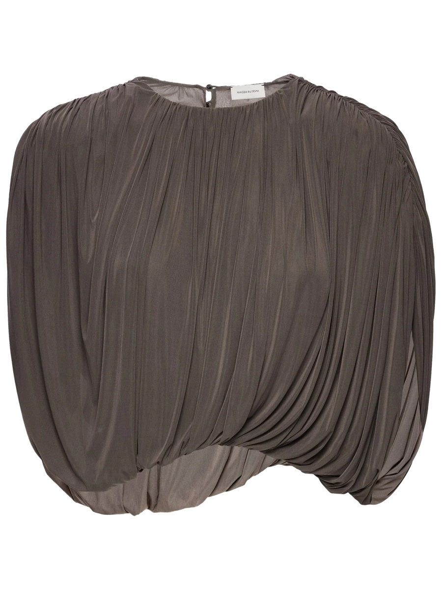 Magda Butrym Tops - Brown | c3800bfcacd793e0afd2e52266c2ed4dfb15bc4e