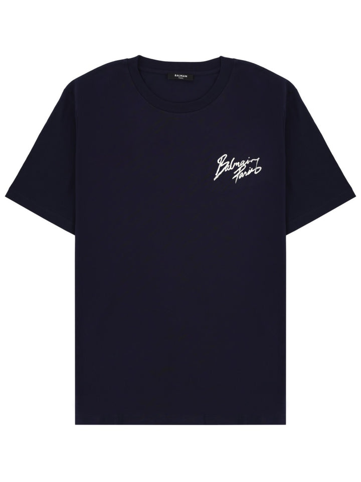 Balmain T shirts - Blue | aef80f51811e4978fe6113bfe3c42029be7e929a