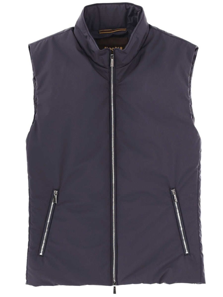 Moorer Gilet - Blue | ed0fff5a9e9647ab32ab4a65511ba633bfb627c5