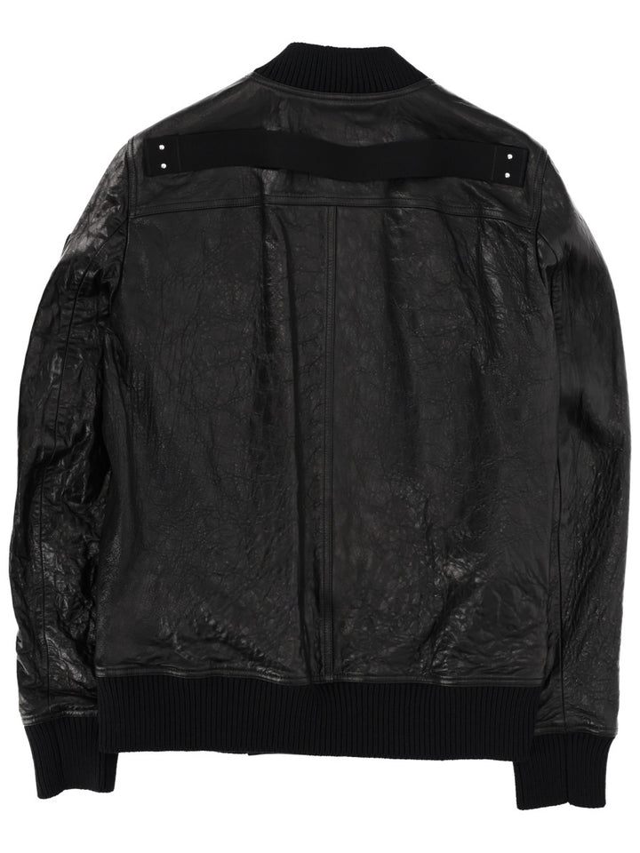 Rick Owens Leather Jackets - Black | 68bb0a9c67a4ed6395444074a74b1f3433f07806
