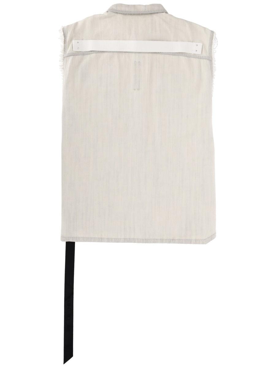 Rick Owens X Drkshdw Gilet - White | 915990d826fec8b816f0581ef2ae3dea2f2a4e52