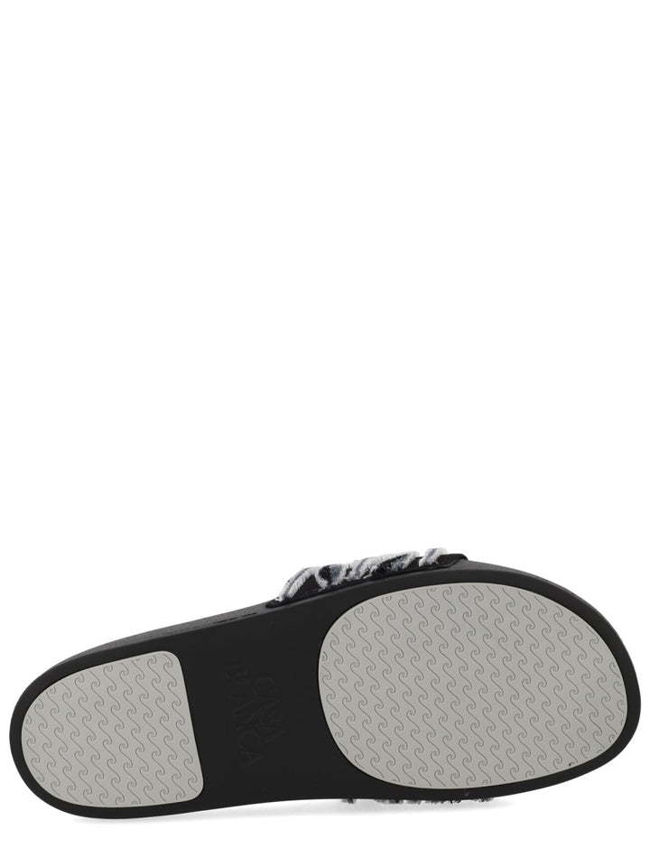 Casablanca Flat Shoes - Black | 385c9a801a1bec7e0204078d27bba36017fc4704