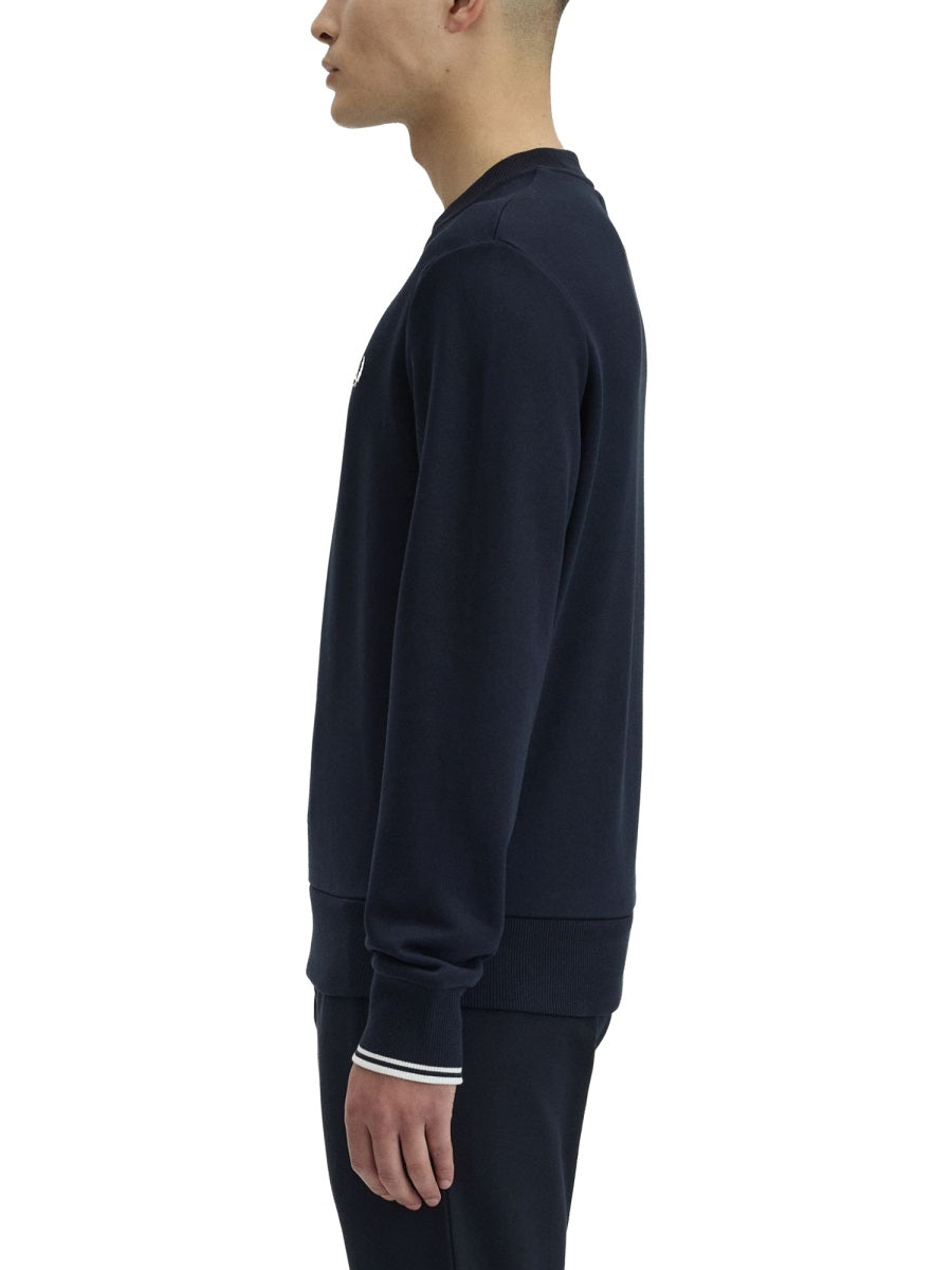 Fred Perry Sweatshirts - Blue | 303863cf248d763eae4661d42a43afe4b40a88c2