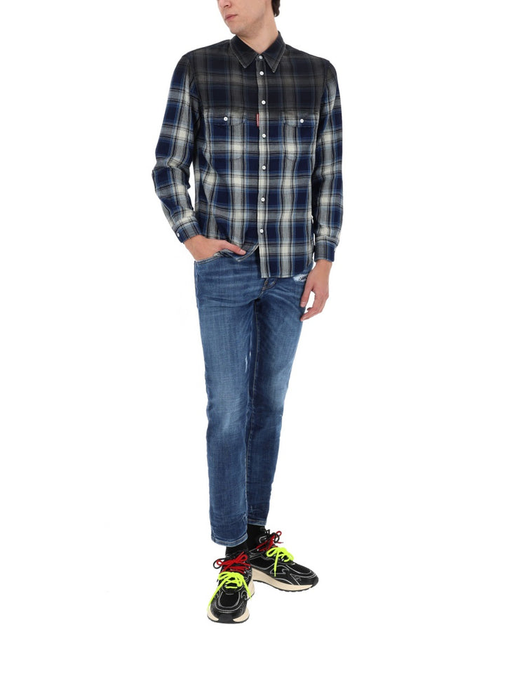 Dsquared2 Shirts - Blue | b87f3c95a466f82644f1f93a081c5657f488e2f9