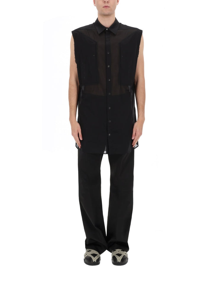 Rick Owens Shirts - Black | a33a5ae51b17683d7264c6aa545972bc9d5de2c7