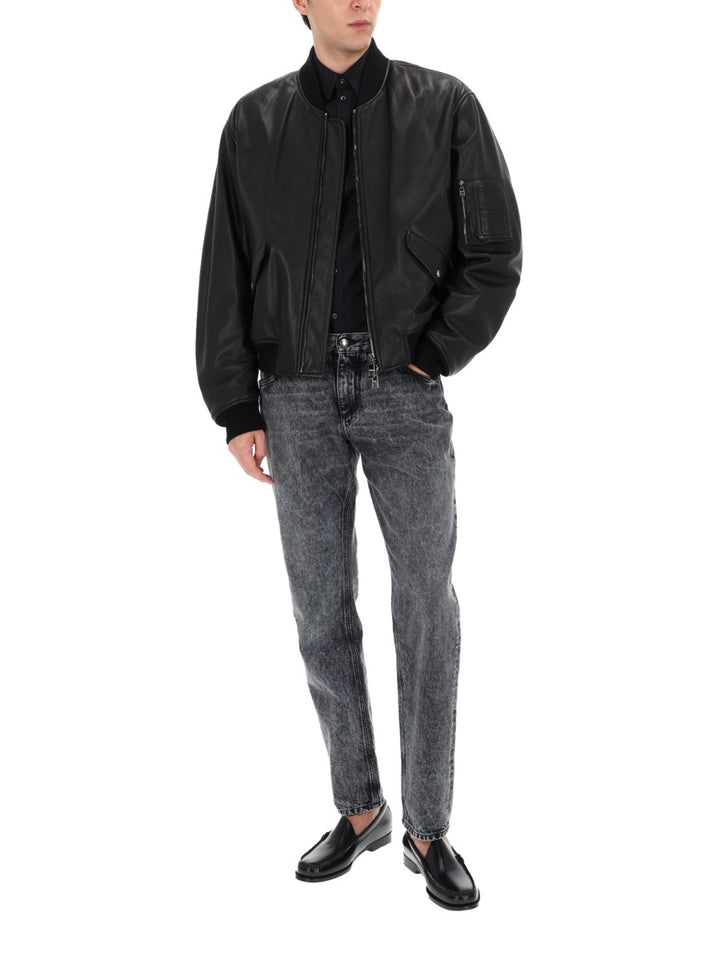 Dolce & Gabbana Leather Jackets - Black | 3f4cd8995f36941f2b15a0f603376ae0a140d6a5