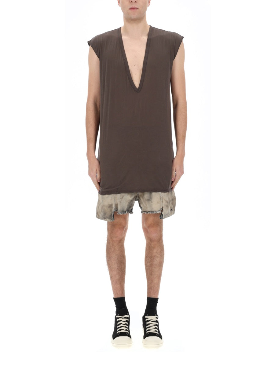 Rick Owens X Drkshdw T shirts - Brown | be86fcba9abd2875311f03dbac6e79bb6068f39b