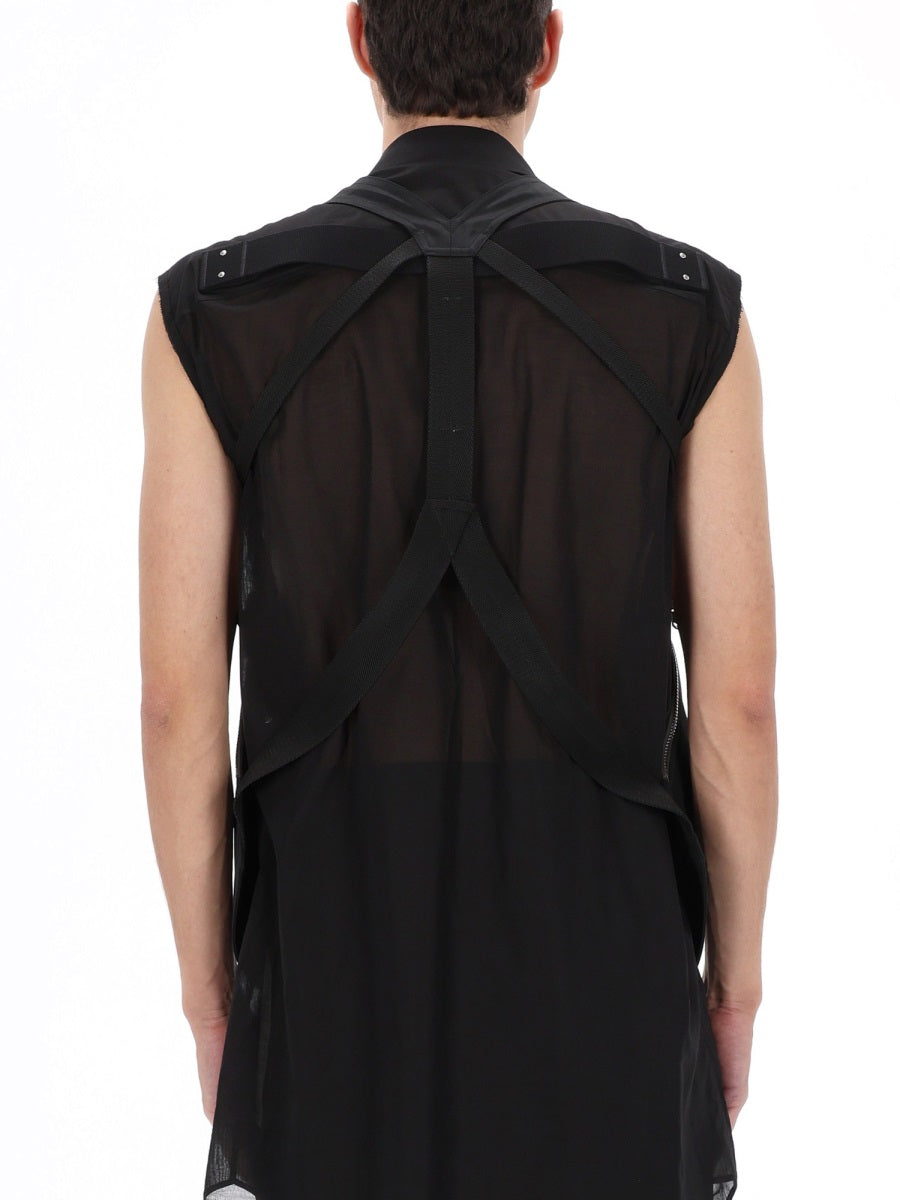 Rick Owens Gilet - Black | 813f52db7817a86000d7f3a9f05ebe9016274172