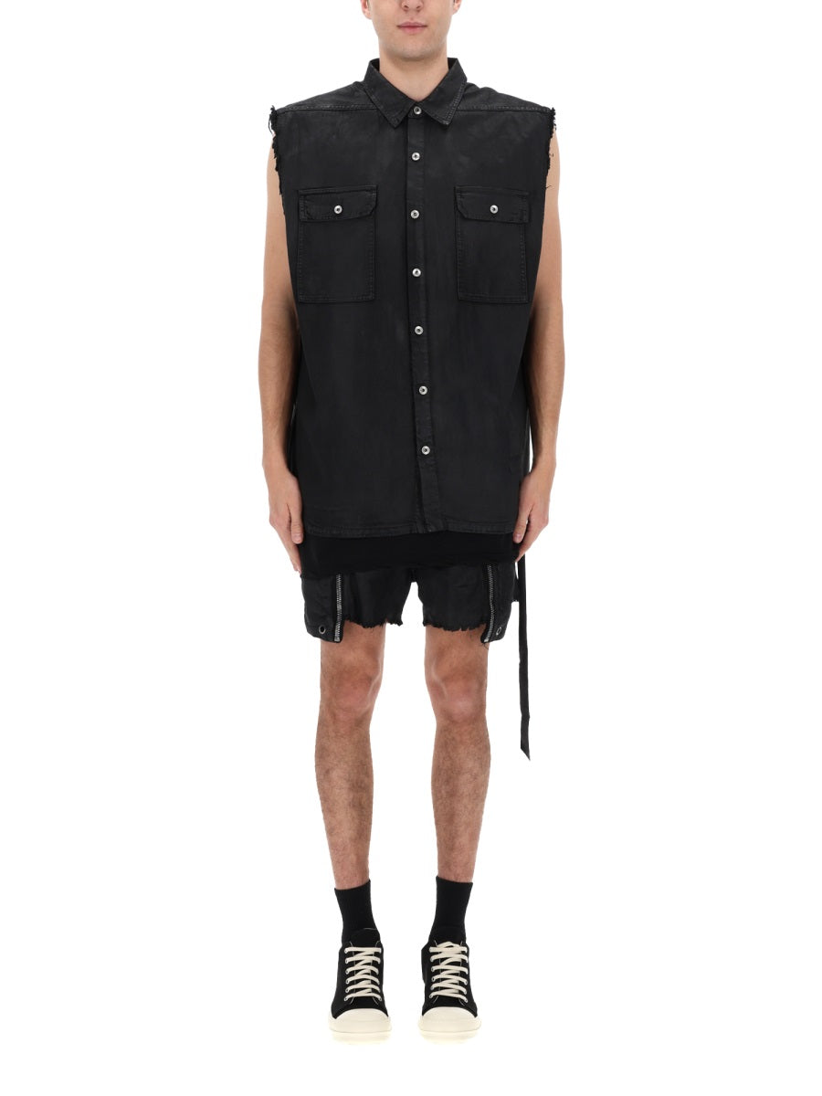 Rick Owens X Drkshdw Gilet - Black | eeb7ab4f9c5f6fa4ab07dfe7c78773a26bd5411d